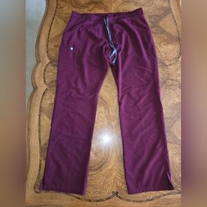 Figs Scrub Pants, Technical Collection, XL, Maroon